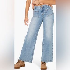 Roxy Baby Baby Wide Leg Jeans size 27 NEW without tags